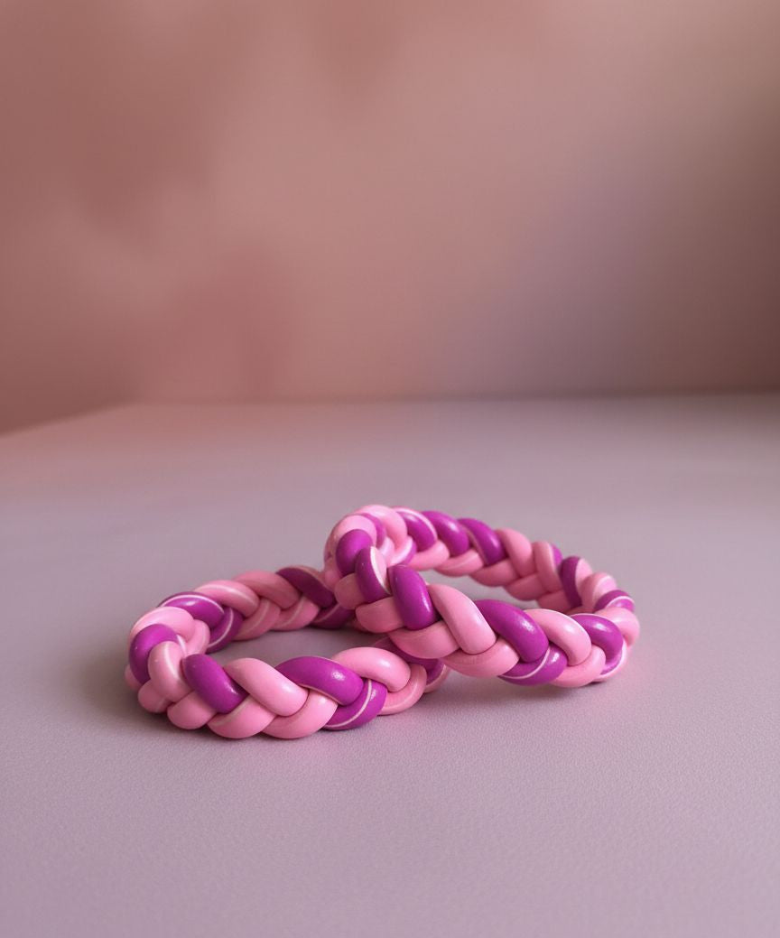 Lac Bangle-Pastel Pink