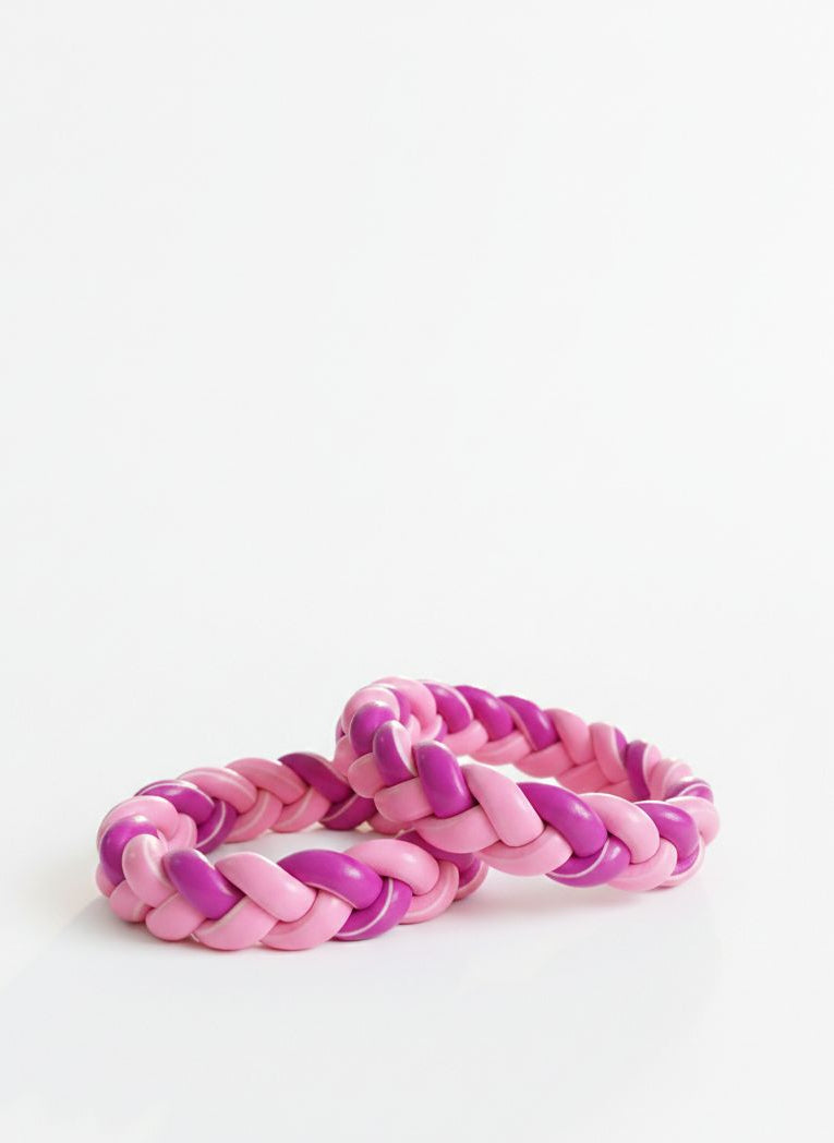 Lac Bangle-Pastel Pink