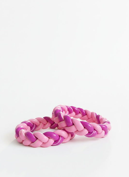 Lac Bangle-Pastel Pink
