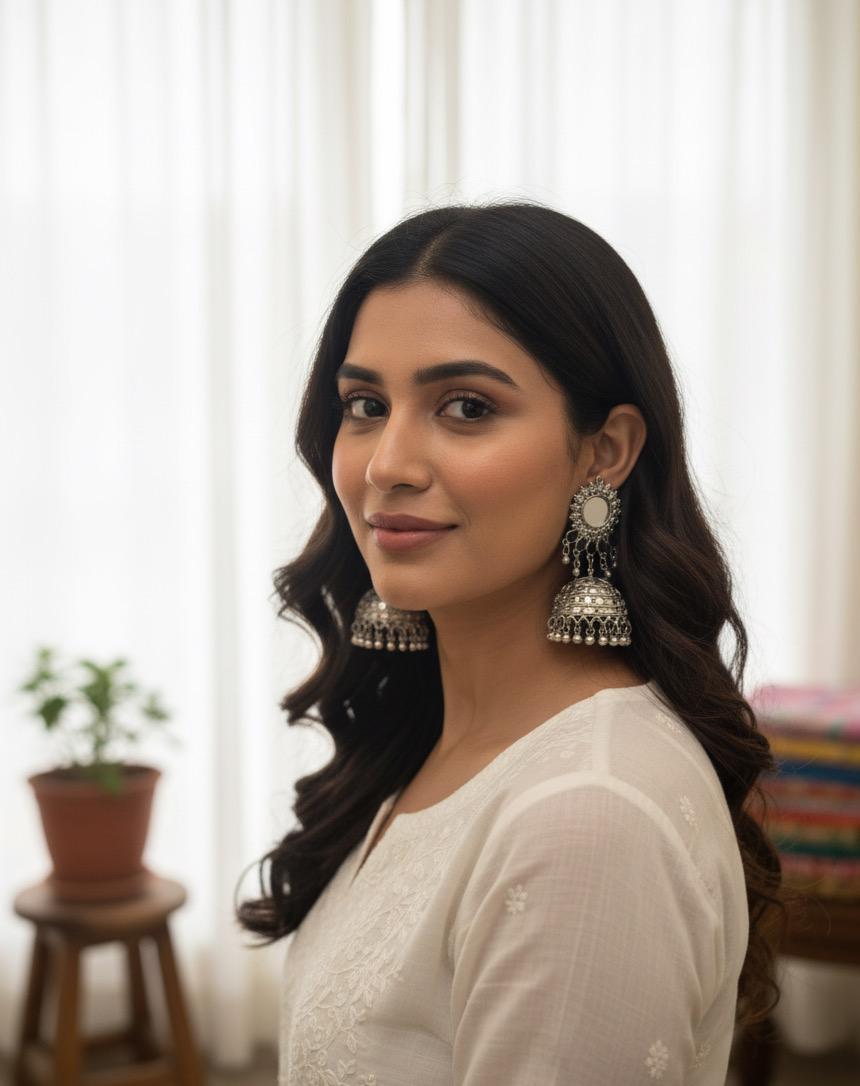 The Black Tassel Bell Earrings