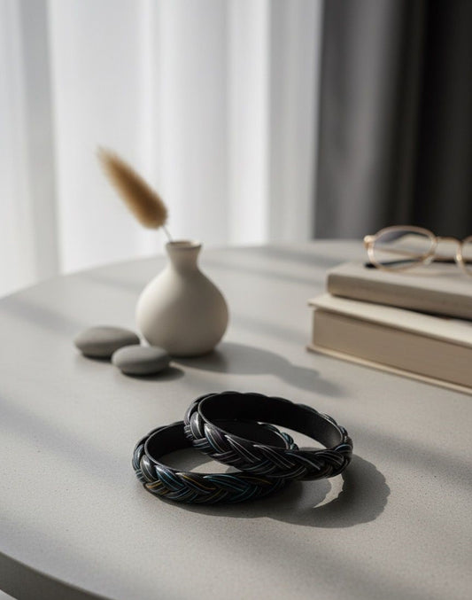 Lac Bangles- Midnight Black