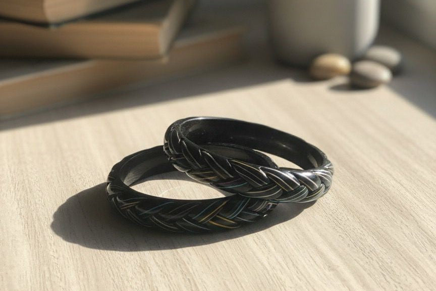 Lac Bangles- Midnight Black