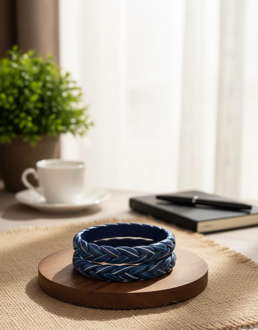 Lac Bangles- Sapphire Blue