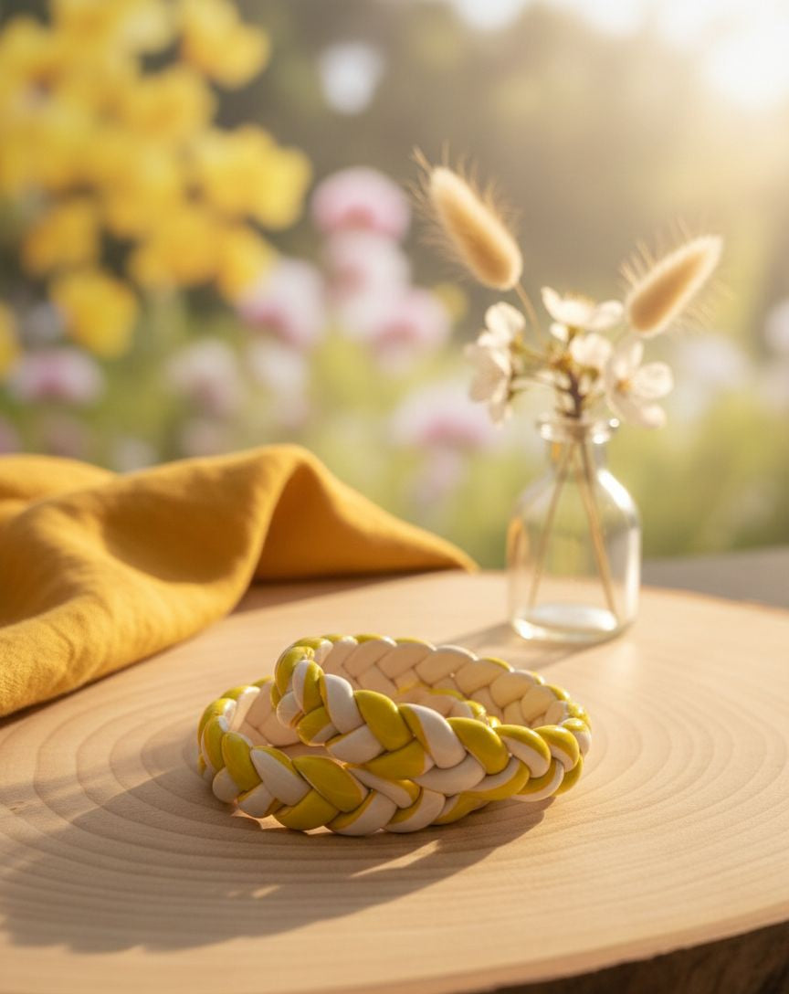 Lac Bangles-Lemon Cream