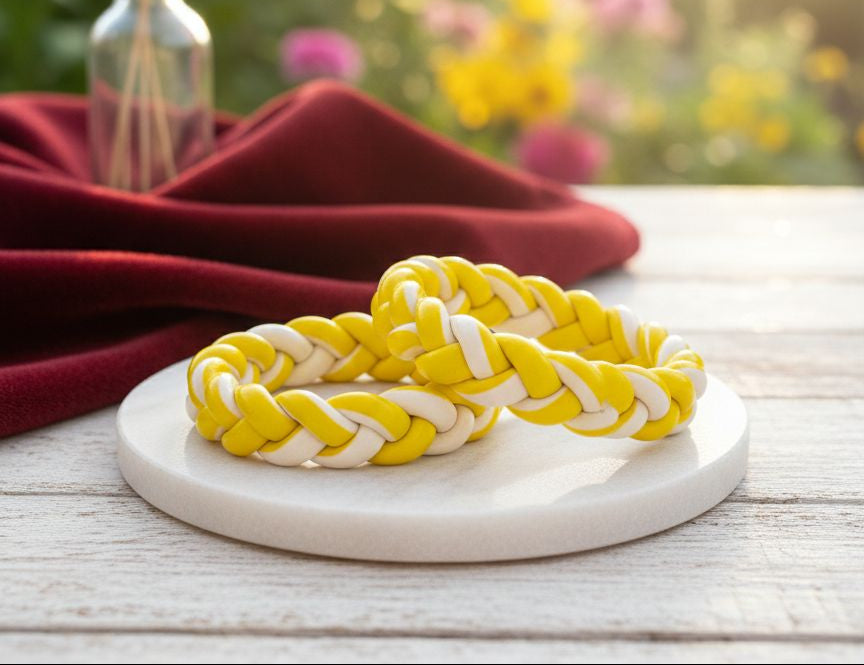 Lac Bangles-Lemon Cream