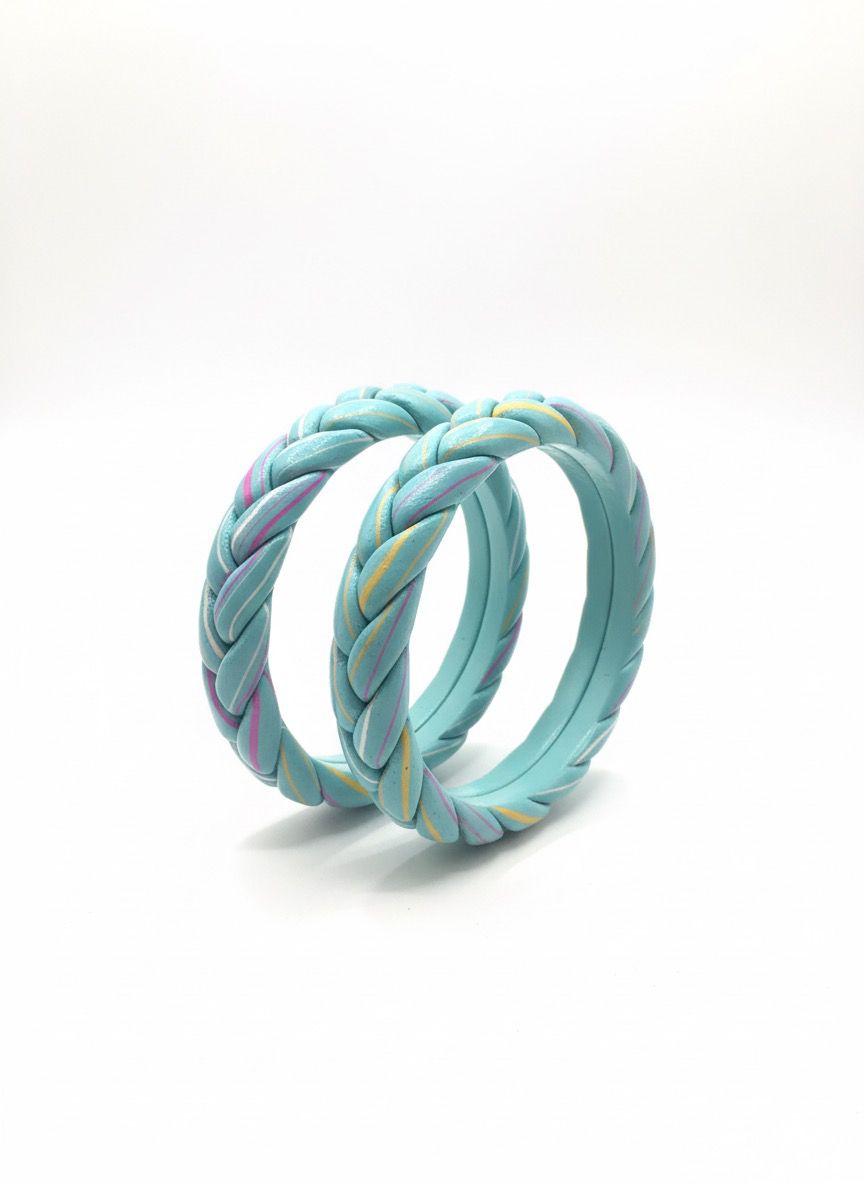 Lac Bangles- Aqua Blue