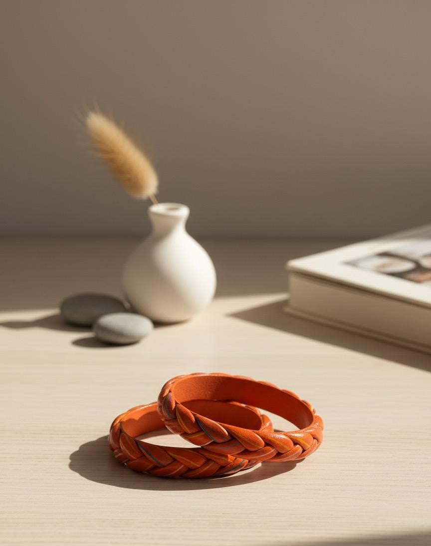 Lac Bangles- Cosmic Orange