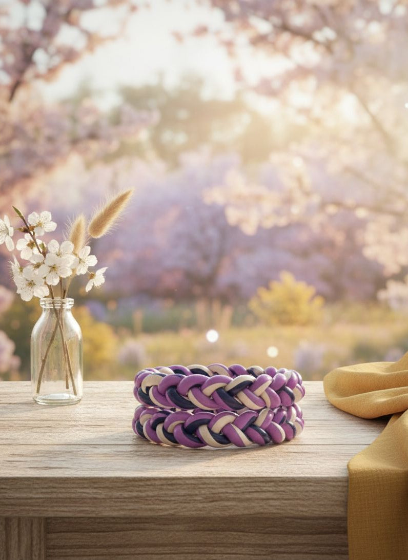 Lac Bangles-Lavender Mist